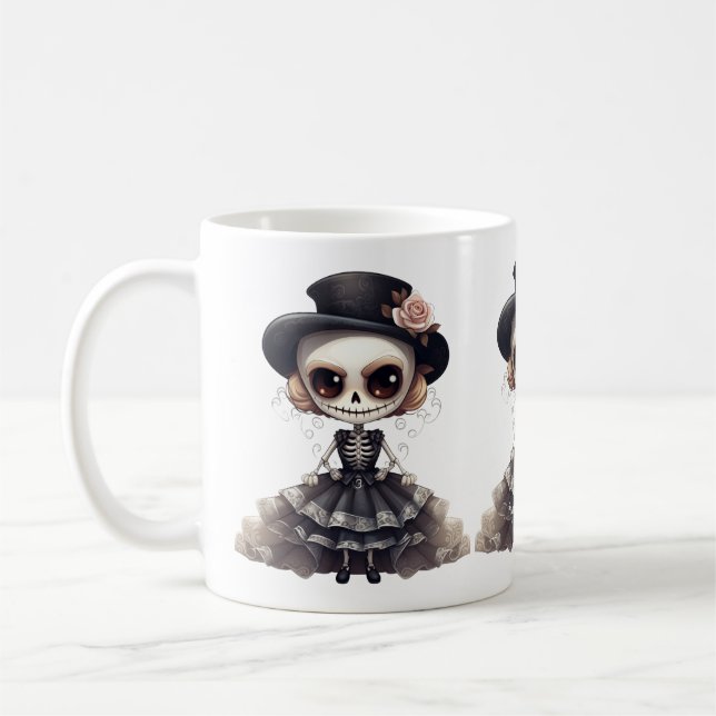 Taza De Café Steampunk Skeleton Mug (Izquierda)