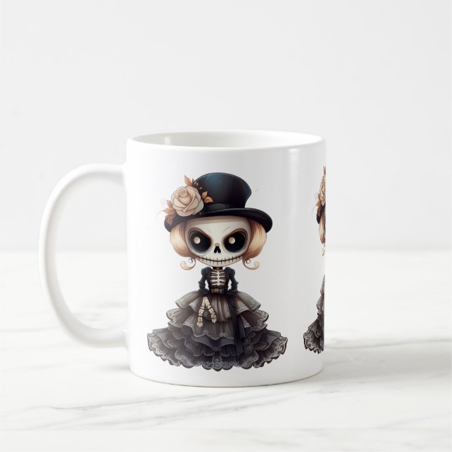 Taza De Café Steampunk Skeleton Mug (Izquierda)