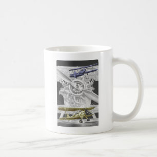 Taza De Café Stearman Biplane