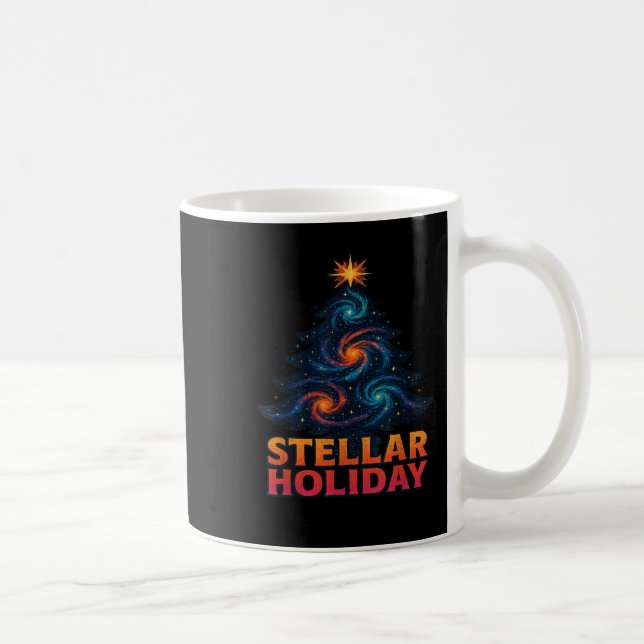 Taza De Café Stellar Holiday Christmas Tree Holiday Season  (Derecha)