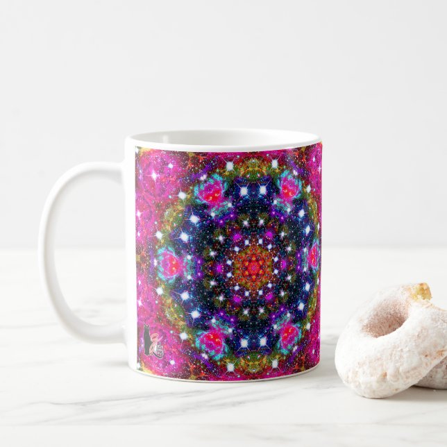 Taza De Café Stellar Kaleid (Con donut)