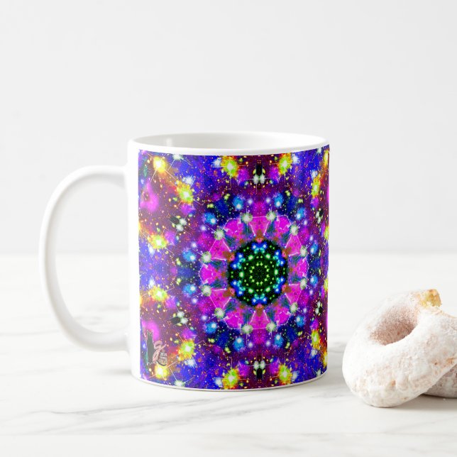 Taza De Café Stellar Kaleid (Con donut)