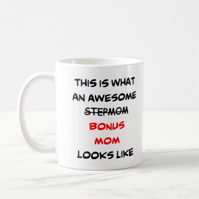 Taza De Café stepdad bonus mami, increíble (Izquierda)