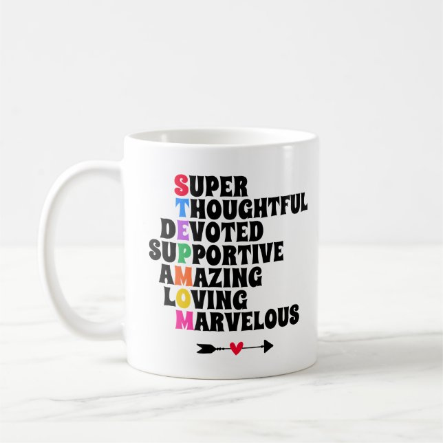 Taza De Café Stepmom Gift Step Mother StepMother (Izquierda)