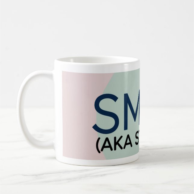 Taza De Café Stepmom "Smom" Mug (Izquierda)