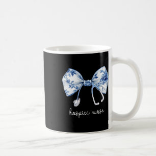 Taza De Café Stethoscope Coquette Bow Hospice Nurse Aide Pallia