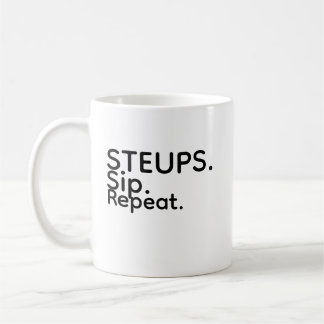 Taza De Café Steups Sip Repeat Mug