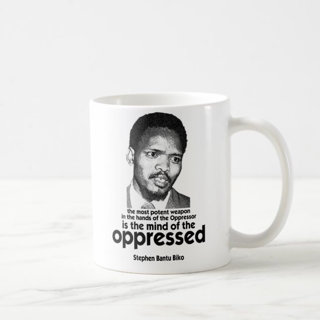 Taza De Café Steve Biko - arma potente (Derecha)