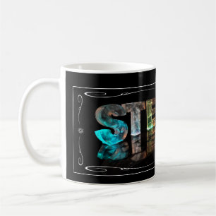 Taza De Café Steven - el Steven conocido en 3D se enciende