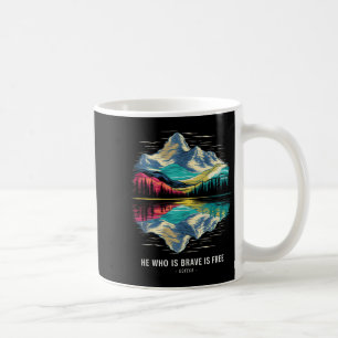 Taza De Café Stic Seneca Philosoper Cita valiente estoicismo li