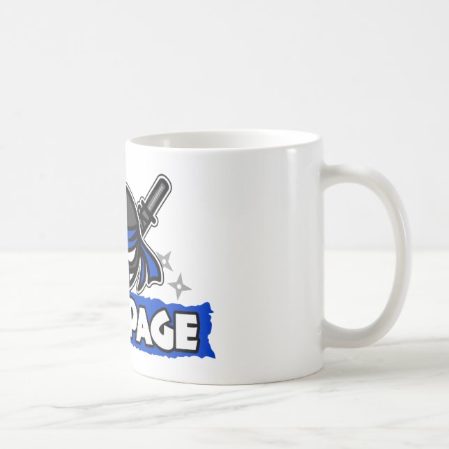 Taza De Café StickPage Ninja (Derecha)
