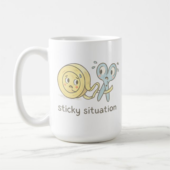 Taza De Café Sticky Situation (Izquierda)