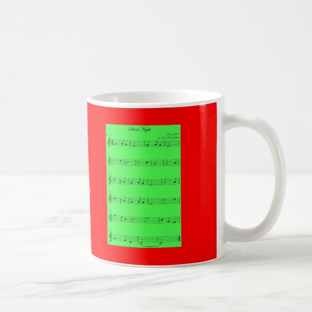 Taza De Café Stille Nacht, Heilige Nacht Mug (Derecha)