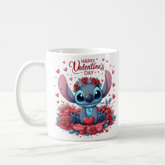 Taza De Café stitch saint valentin
