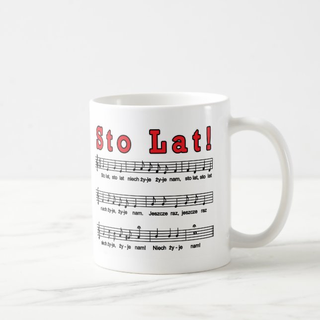 Taza De Café ¡Sto Lat! Canción (Derecha)