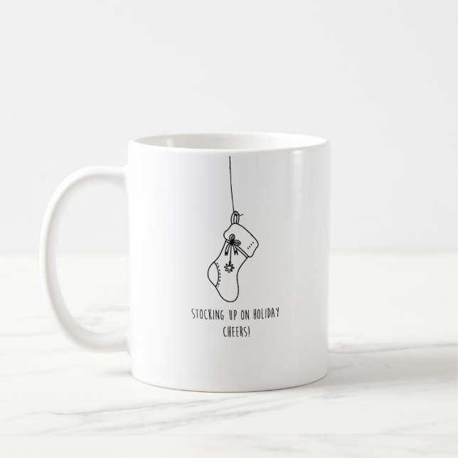 Taza De Café Stocking up on holiday cheers! (Izquierda)