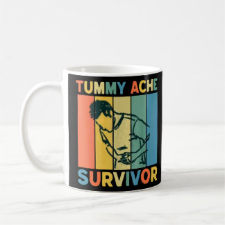 Taza De Café Stomachache IBS Retro Vintage Tummy Ache Survivor