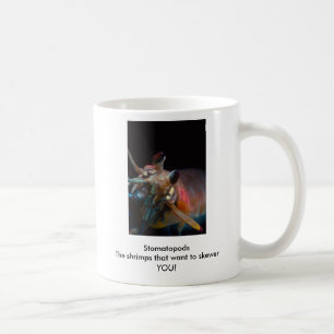 Taza De Café ¡Stomatopods los camarones que quieren ensartarle