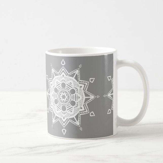 Taza De Café Stone Mandala (Derecha)
