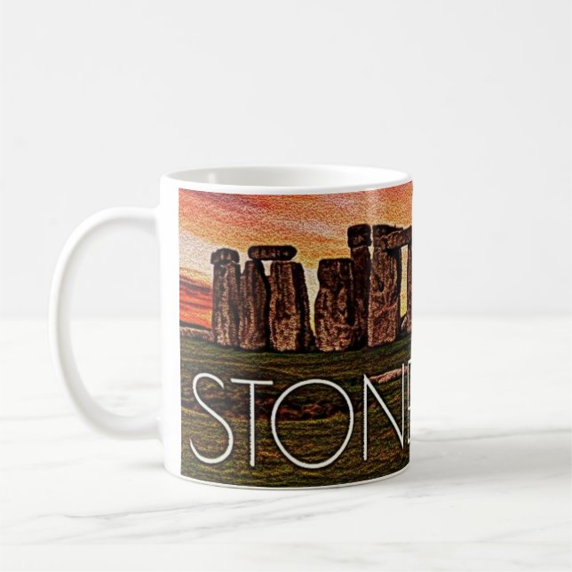 Taza De Café Stonehenge Coffee Mug (Izquierda)