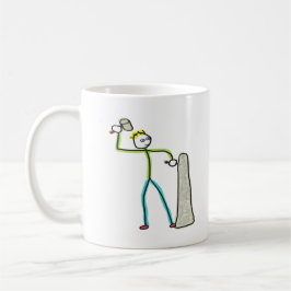 Taza De Café Stonemason Stickman