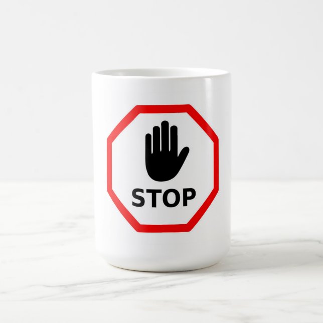 Taza De Café Stop sign (Centro)