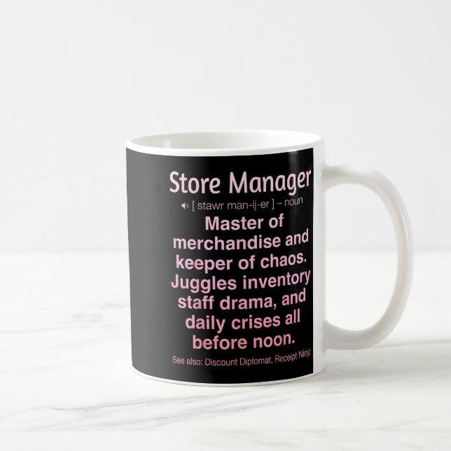 Taza De Café Store Manager  (Derecha)