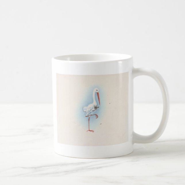 Taza De Café Stork de época (Derecha)