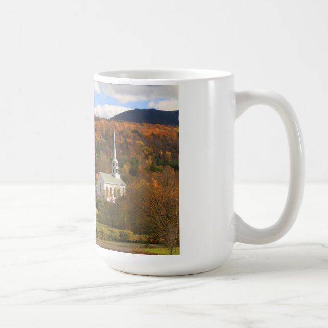 Taza De Café Stowe Vermont en otoño (Derecha)