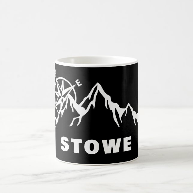 Taza De Café Stowe Vermont Ski Mug (Centro)