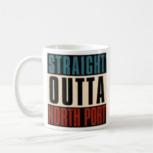 Taza De Café Straight Outta North Port Florida FL