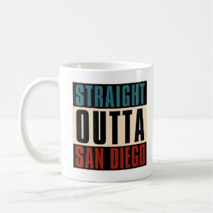 Taza De Café Straight Outta San Diego California CA EE.UU.