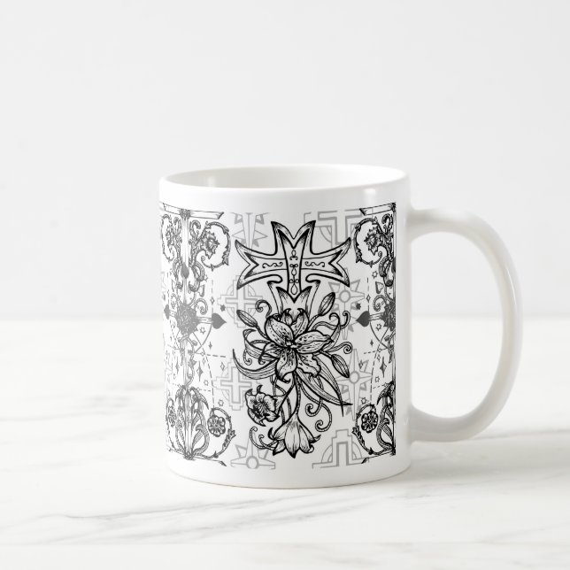 Taza De Café Strange Magic Circle Sigil Chaos Magic Witchcraf (Derecha)