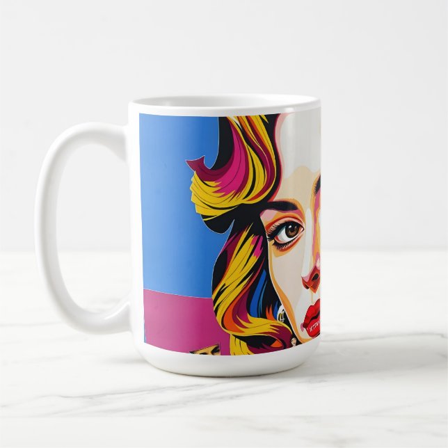 Taza De Café “Strasha” - Collage Sueño Gloss Pop (Izquierda)