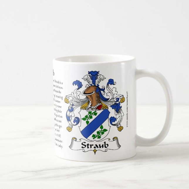 Taza De Café Straub, el origen, el significado y el escudo (Derecha)