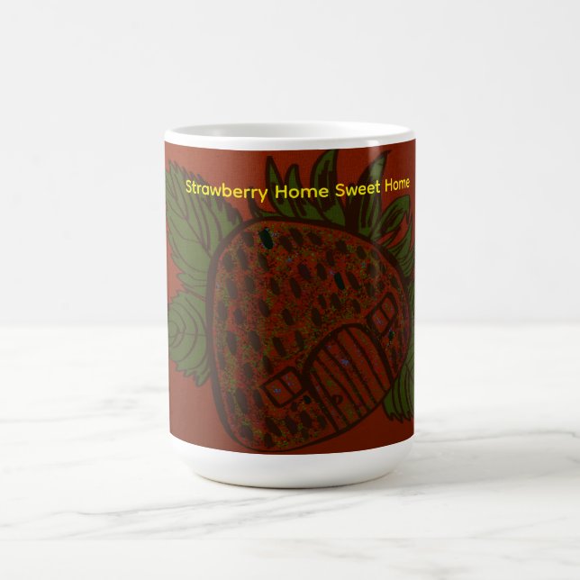 Taza De Café Strawberry Home Sweet Home Mug (Centro)