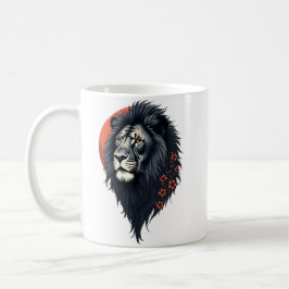Taza De Café Strength and delicacy united, a black lion