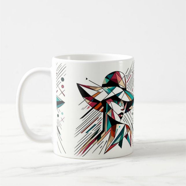 Taza De Café Striking Visual Artwork #5 (Izquierda)