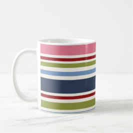 Taza De Café Stripes Deep Hues