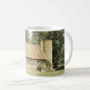 Taza De Café Strlujo Mo Barn Antique Café Mug