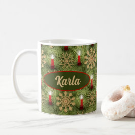 Taza De Café Strohsterne and Candles