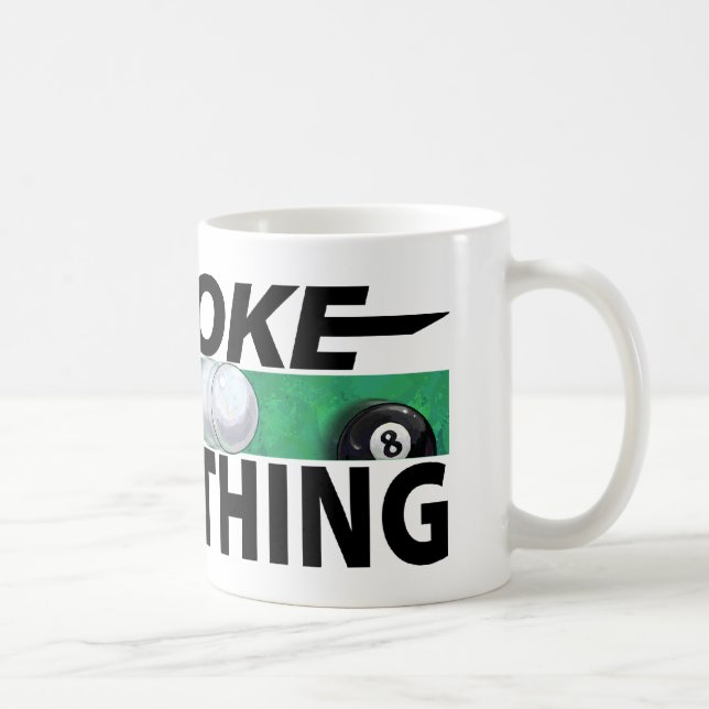 Taza De Café Stroke is Everything 8 Ball (Derecha)