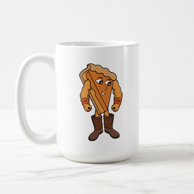 Taza De Café Strong Pie Wearing Boots (Izquierda)