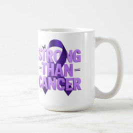 Taza De Café Stronger Than Cancer Mug | Cancer Awareness Coffee