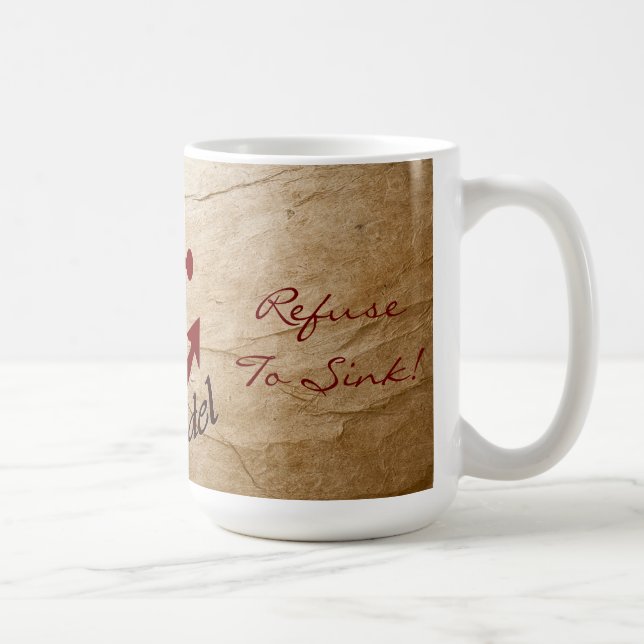 Taza De Café Strudel - ¡Rechaza Sacar Café Mug! (Derecha)