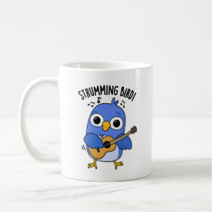 Taza De Café Strumming Bird Funny Animal Pun