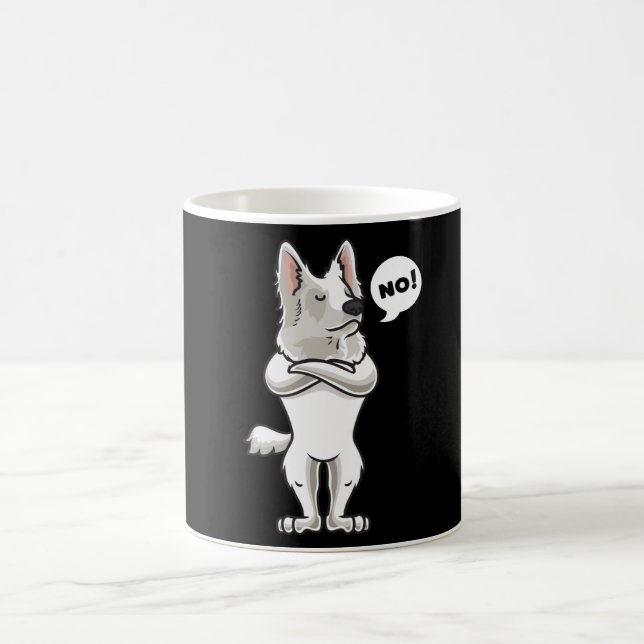 Taza De Café Stubborn Berger Blanc Suisse (Centro)