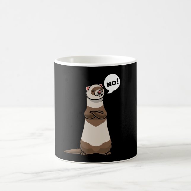 Taza De Café Stubborn Ferret (Centro)