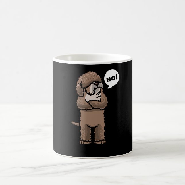 Taza De Café Stubborn Spanish Water Dog (Centro)