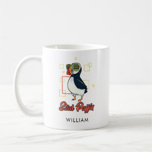 Taza De Café Stud Puffin Ave Maravillosa Bromas Personalizadas